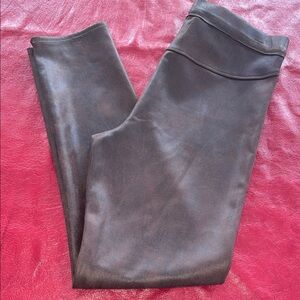 Max Studio Chocolate Faux Leather Pants
